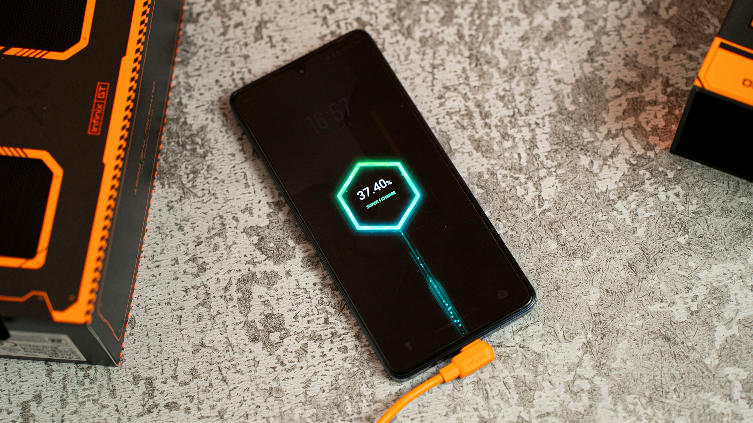 スマートフォン充電表示